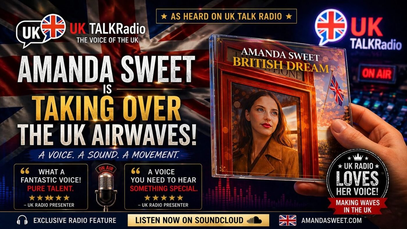 Amanda Sweet en UK Talk Radio — English